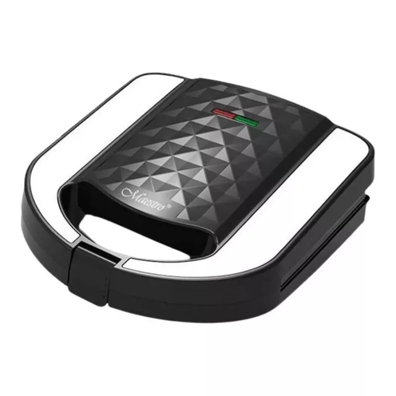 Tostiera sandwich maker Maestro MR-709 3in1 750W – pressa per sandwich, piastre grill e waffle, bianco