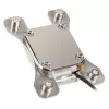 Waterblock Aqua-Computer 21716 — acrilico/nichel, 111×75×22 mm, argento/bianco