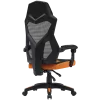 Sedia gaming CANYON Wave MCH02 — schienale in mesh, design ergonomico, nero/arancione