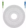 Goobay 59620 Cavo in fibra ottica 3 m SC/UPC SC/APC FTTH OS2 bianco (59620)