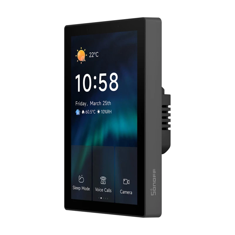 SONOFF NSPanel Pro 120 Pannello di controllo smart Matter WiFi/Bluetooth/ZigBee (nero)