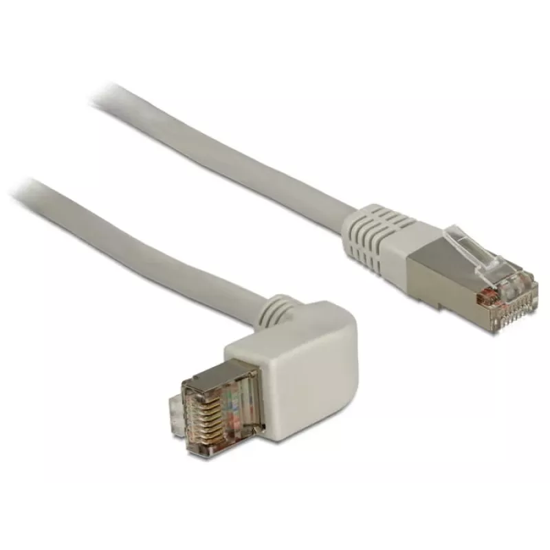 Cavo di rete DeLOCK 0,5 m Cat.6A RJ-45 S/FTP grigio
