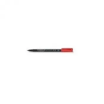 Pennarello indelebile Staedtler 317-2 punta tonda rosso 10 pz.