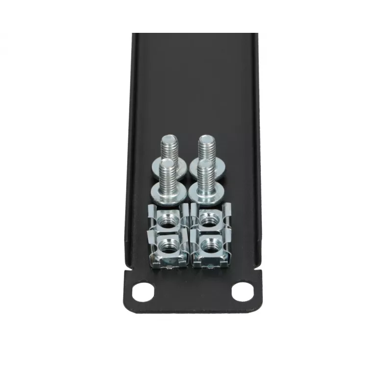 Extralink EX.19027 pannello cieco per rack 1U, 19 pollici, nero, acciaio