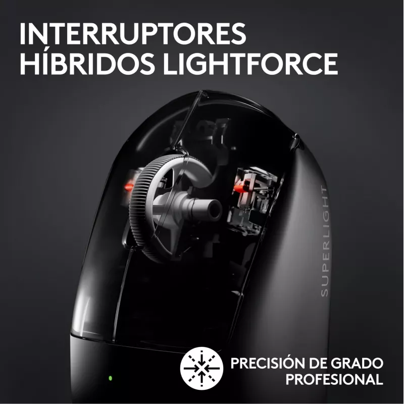 Logitech G PRO X SUPERLIGHT 2 LIGHTSPEED mouse da gaming wireless, bianco