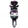 Pattini in linea Muuwmi regolabili misura bambini 37–40, rosa/nero