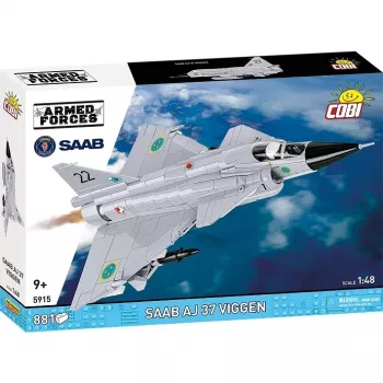 Cobi Blocks Saab AJ 37 Viggen set di costruzione 881 pz.
