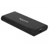 Delock - box per memoria - M.2 - scheda M.2 NVMe - USB 3.1 (Gen 2) - nero (42614)