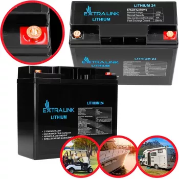 Extralink batteria LiFePO4 24000 mAh 12,8 V