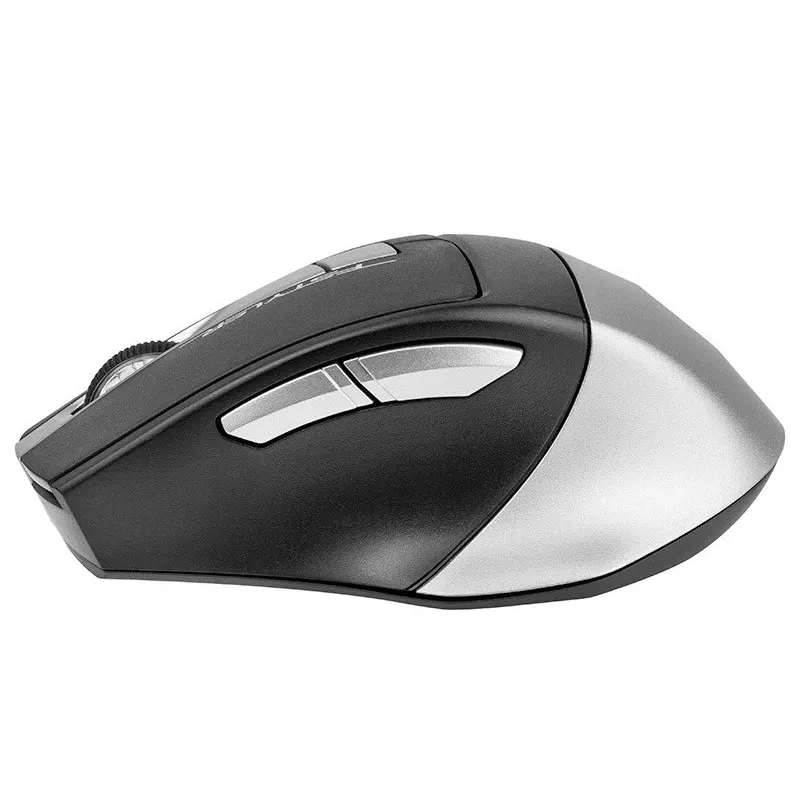 Mouse wireless A4Tech FB35 (modello 46717) – Bluetooth + 2,4 GHz, 2000 dpi, 6 tasti, grigio