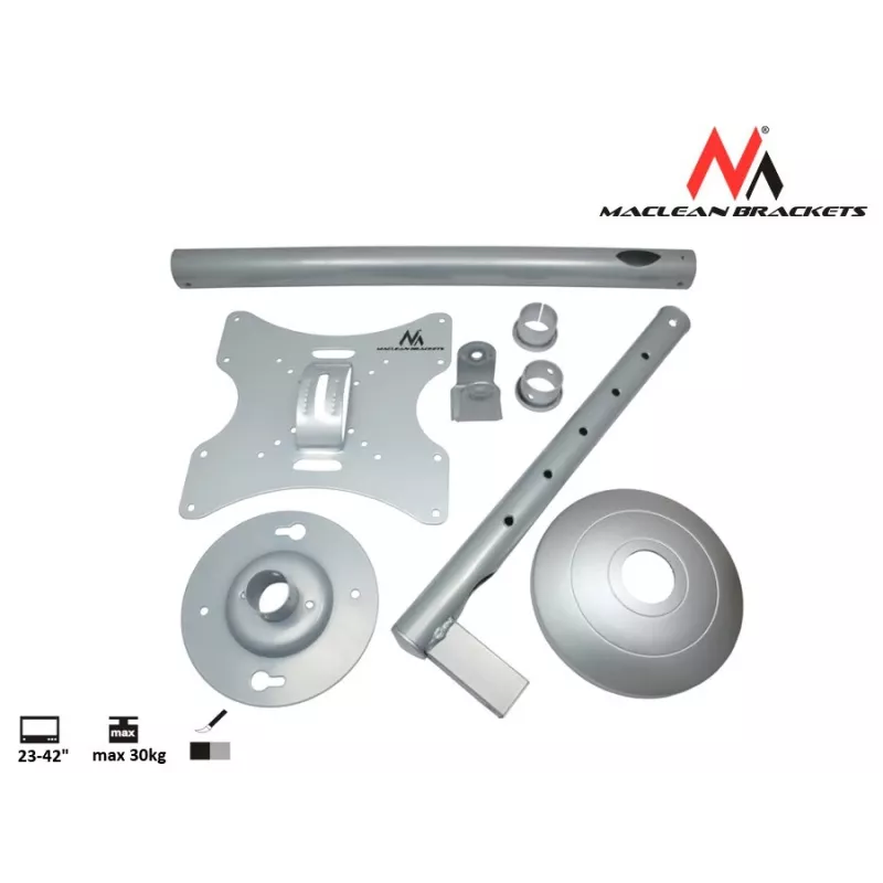 Maclean MC-504A S Supporto da soffitto regolabile 23-42 30kg