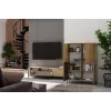 KAMARO 4DK stretto/GŁ rovere ARTISAN VETRINA
