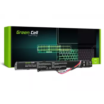 Batteria Green Cell AS77 per laptop ASUS — Li-Ion 15 V, 2200 mAh, 4 celle, nero