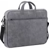 Borsa top loader DEFENDER Solid per laptop 15,6 pollici, poliuretano, grigio, manico, tracolla rimovibile