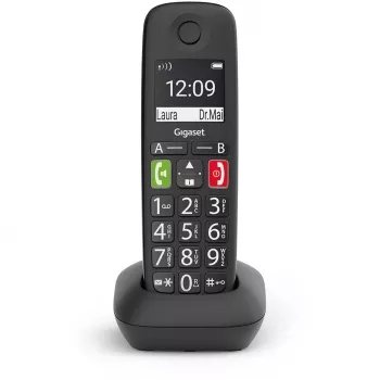 Gigaset Hearing Aid.DECT E290HX nero dispositivo aggiuntivo