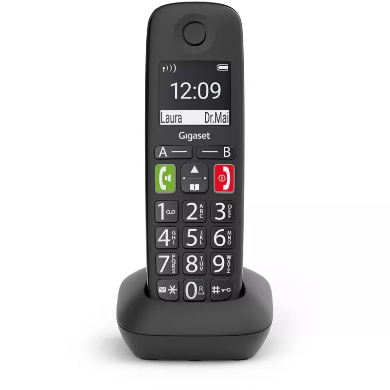 Gigaset Hearing Aid.DECT E290HX portatile aggiuntivo, nero