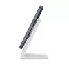 Caricabatterie wireless Crong CRG-MSS-WHT 10W ricarica rapida per dispositivi compatibili Qi
