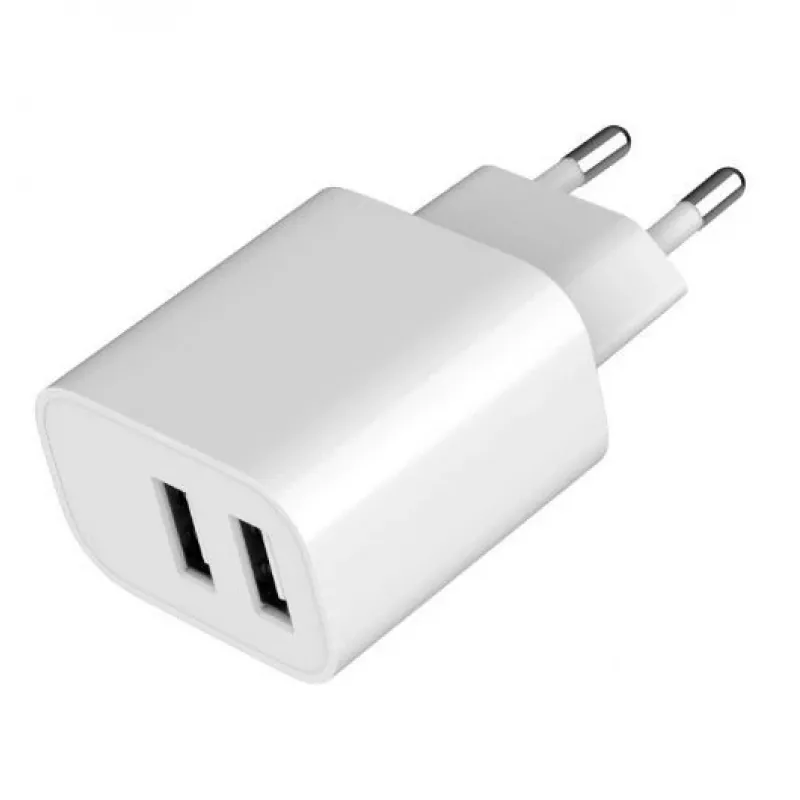 Caricabatterie Gembird TA-UC-2A12-01 da interno AC 2.4A 2 USB bianco