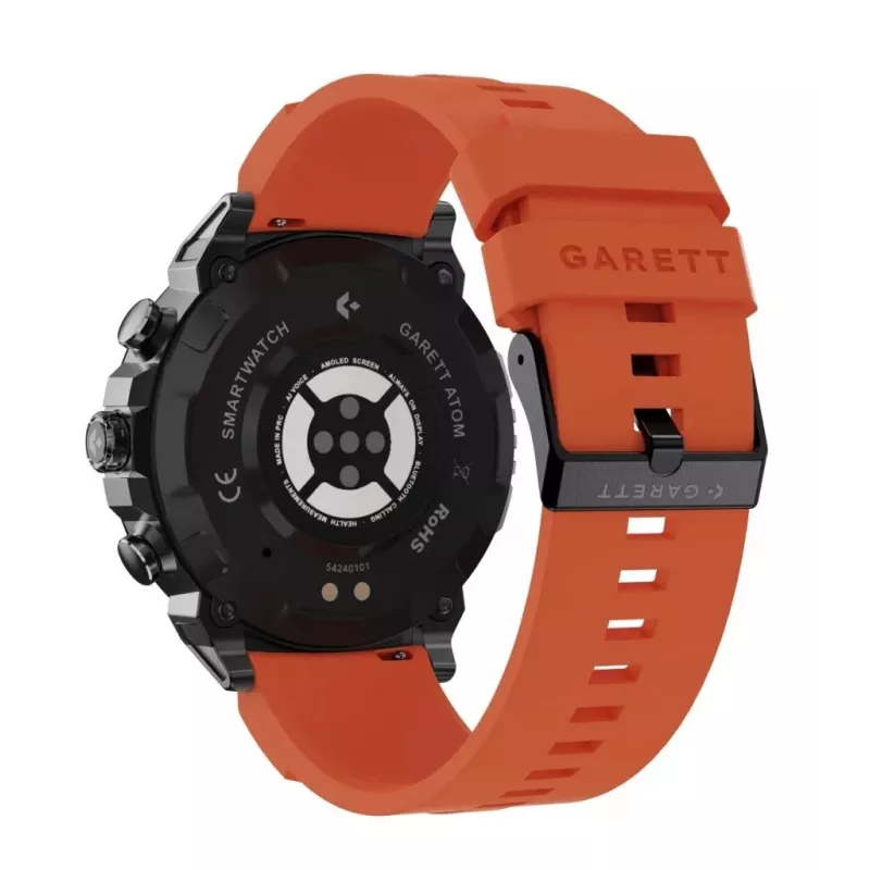 Smartwatch Garett Atom nero Steel