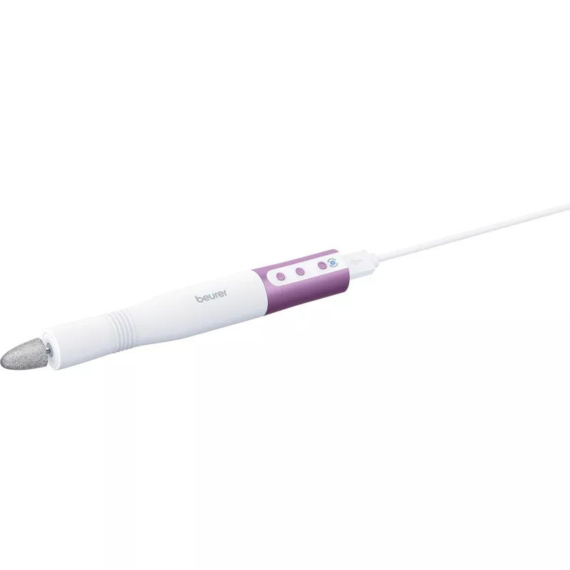 Apparecchio per la cura delle unghie Beurer MP 52 — set elettrico per manicure/pedici, bianco e viola