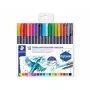 Pennarello Staedtler 3001 fine/extra large multicolore 18 pezzi