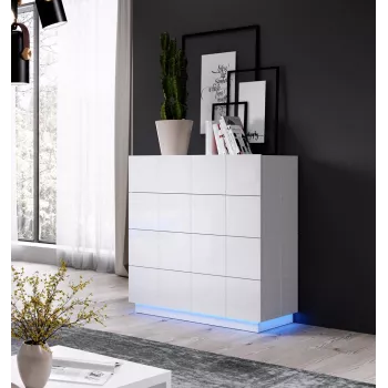 Cassettiera Cama Lighting REJA 4S blu