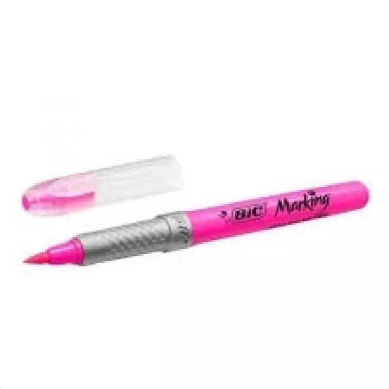 BIC evidenziatore FLEX rosa, scatola 12 pezzi 494879