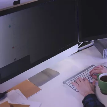 Filtro privacy Qoltec GDPR 23 | 16:9 | Eye Care | Panoramic