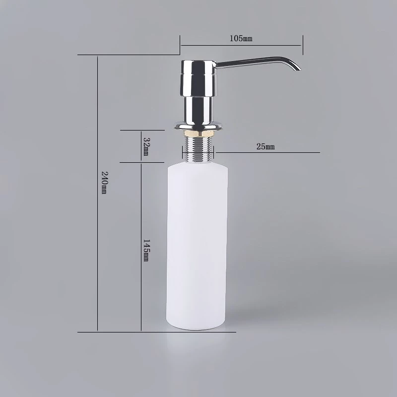 PYRAMIS DP-01 028102501 dispenser sapone cromo, acciaio inox