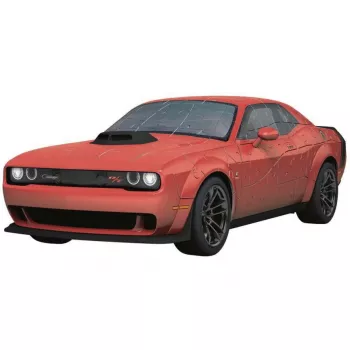 Puzzle 3D Ravensburger Dodge Challenger R/T Scat Pack Widebody – serie Iconics, riproduzione in scala