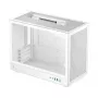 Case per computer DeepCool CH160 PLUS WH Small Form Factor bianco, microATX, vetro temperato, USB-C