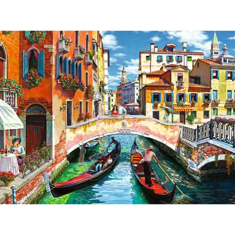 Puzzle Ravensburger 100 pezzi città 275×195 mm, età 9+