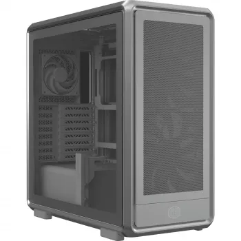 Case PC Midi Tower Cooler Master MasterFrame 600 Mesh argento — supporta ATX/EATX, anteriori 2×200mm, unità 2,5 pollici/3,5 pollici