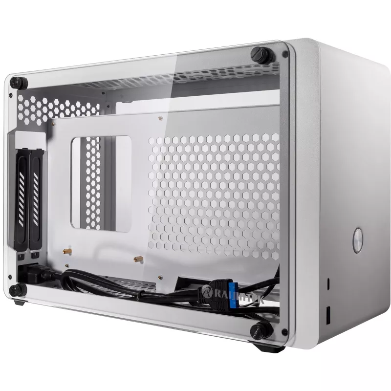 RAIJINTEK Ophion case Mini-ITX con vetro temperato - bianco - case - Mini-ITX