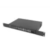 Lanberg RSFE-16P-2C-150 switch PoE+ non gestito, 16x 10/100 PoE+, 2x combo Gigabit, 150 W, rack 1U