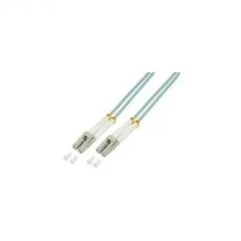 Logilink - Cavo patch - LC multimodale (M) - LC multimodale (M) - 7,5 m - fibra ottica - 50/125 micrometri - OM3 - senza alogeni - acquamarina (FP3LC07)