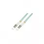 Logilink - Cavo patch - LC multimodale (M) - LC multimodale (M) - 7,5 m - fibra ottica - 50/125 micrometri - OM3 - senza alogeni - acquamarina (FP3LC07)