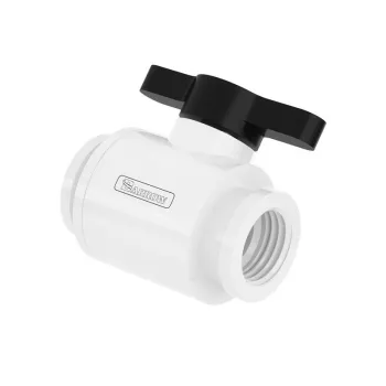 Valvola a sfera Barrow TLQFS-V1 10 mm G1/4, bianco/nero