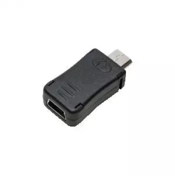 Logilink - adattatore USB - Micro-USB Type-B 5 poli (M) - Mini-USB, Type-A (F) (USB/USB 2.0) - nero (AU0010)