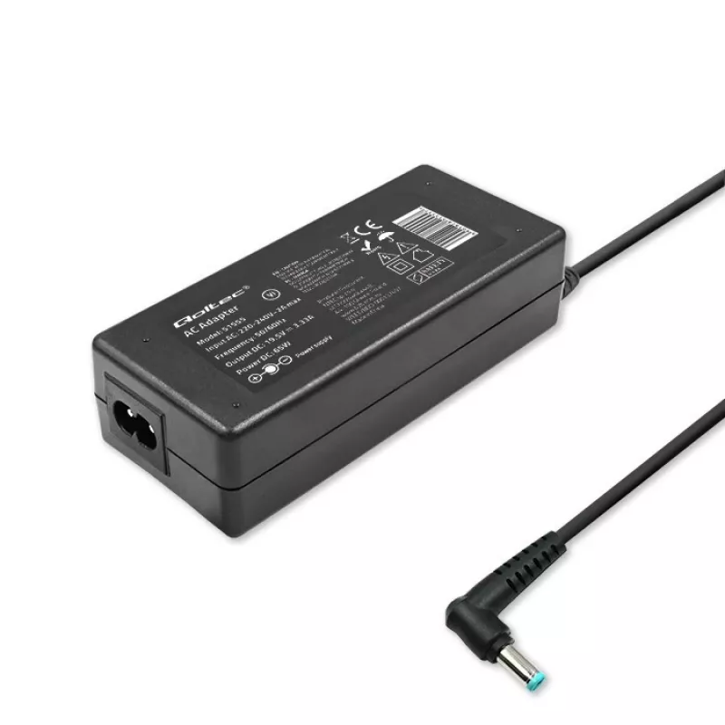 Alimentatore Qoltec 51555 per interni 65W nero