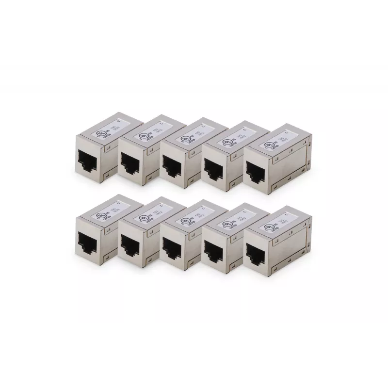 Digitus giunti modulari CAT 6 schermati 10 pezzi RJ-45 contatti dorati