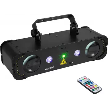 Barra laser multi FX LED EUROLITE Compact 7 colori effetti 3D (MPN 51741098)