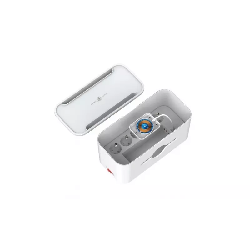 Ciabatta elettrica Energizer EPB2500W03EU — cavo 2 m, 5 prese, 2500 W, uso interno, bianco