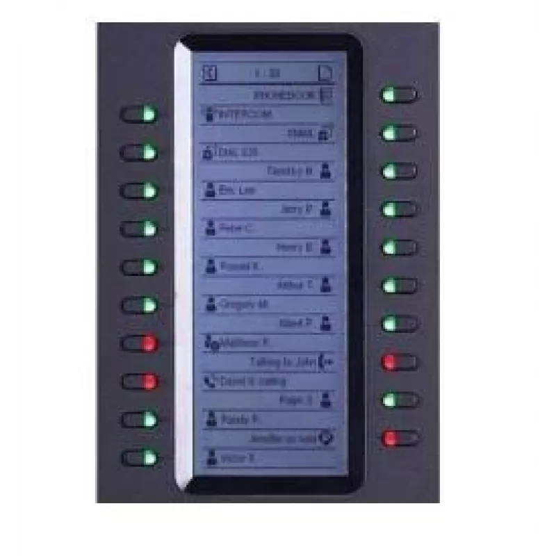 Grandstream Networks GXP2200EXT Modulo di espansione IP nero 20 tasti