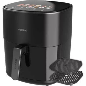 Friggitrice ad aria Cecotec Cecofry&Grill Duoheat 6500, 6,5 L, 2200 W, touch-LCD, nero