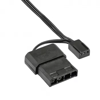 Akyga AW-12A-BK ventola per case 120 mm, Molex / 3-Pin, 20 dB, nero