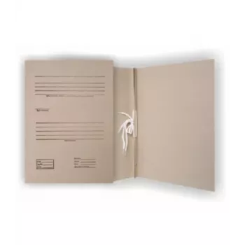 Cartella SMLT, archivio, A4 2 cm, 400 g, con 2 elastici, con stampa, marrone, cartone