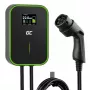 Stazione di ricarica per veicoli elettrici Green Cell EV14 22 kW nero alluminio a parete