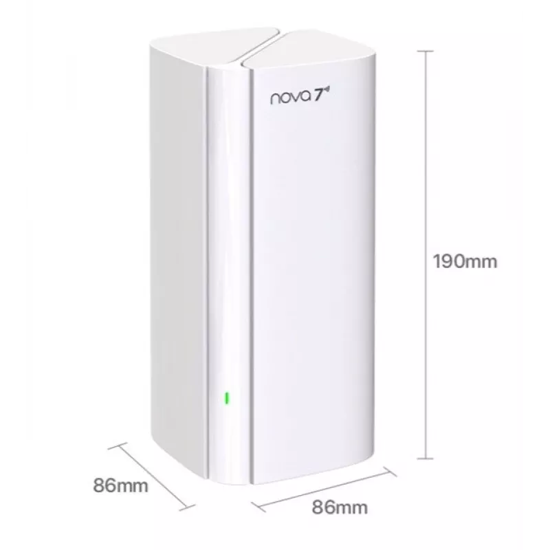 Tenda Nova EE3 Pro (2 pz.) sistema Wi-Fi 7 Mesh, bianco