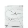 NeXtime orologio 8125 Fancy Round, Ø43 cm, da parete, bianco/argento